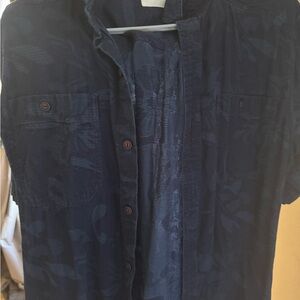 Mountain Khakis Navy Casual Button Down Shirt